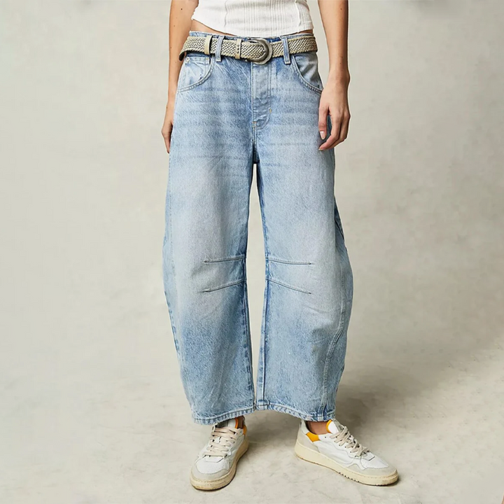 Bronwen | Moderno High Waist Barrel Leg Jeans