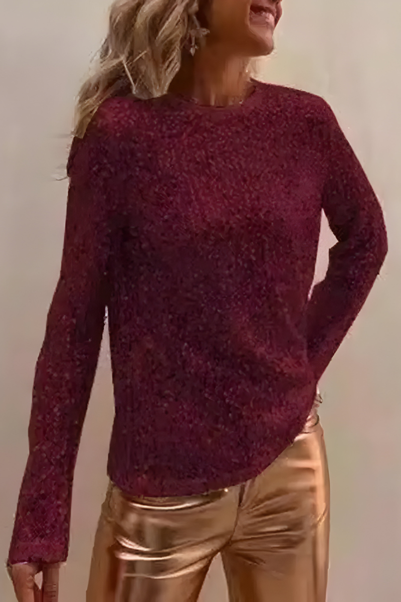 Alkira | Elegante Paillettes Manica Lunga Top