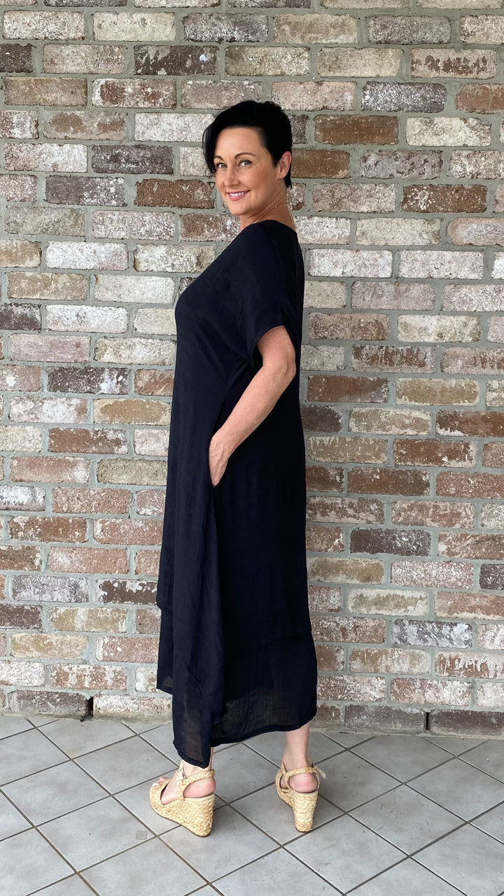 Katherine | Abito Nero Classico