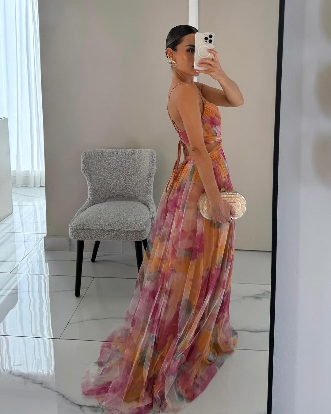 Harper | Maxi Abito Stampa Floreale