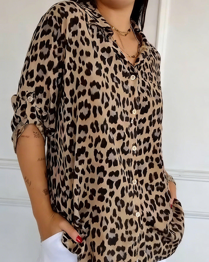 Susan | Leopard Stampa Camicetta
