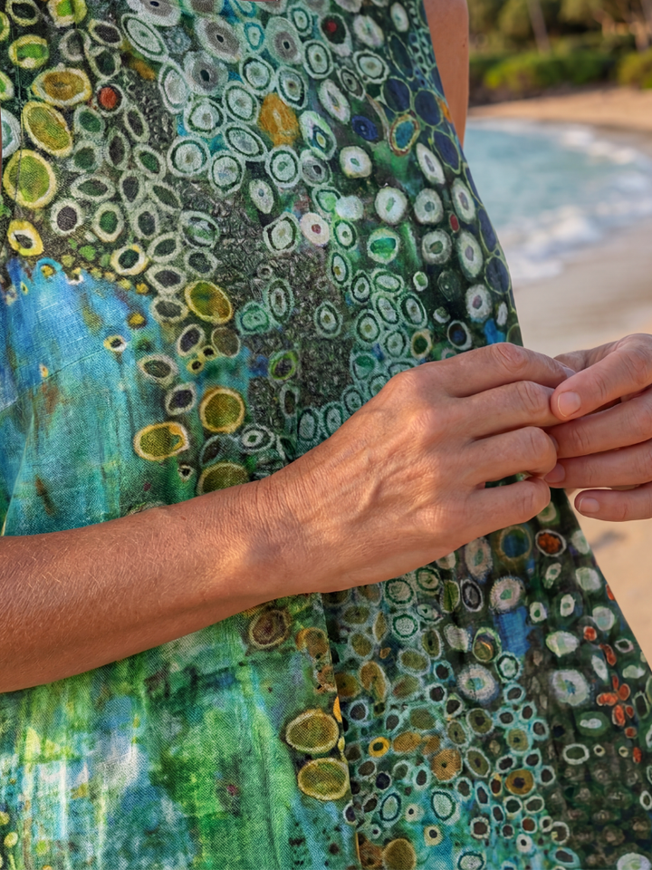 Moana | Ocean Mosaic Midi Abito