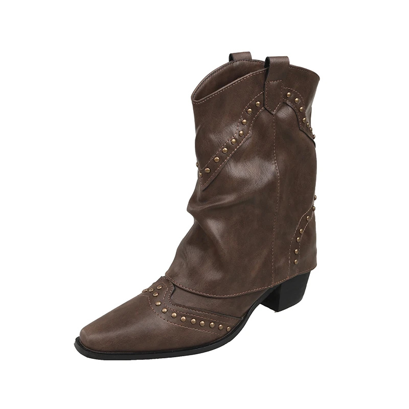 Sierra | Studded Western Stivali