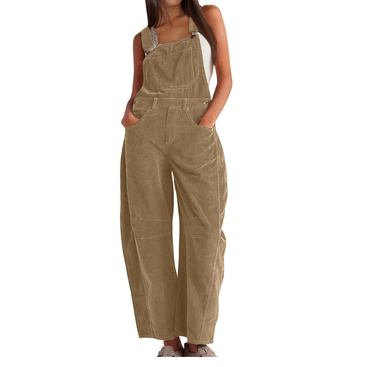 Ethel | Stylish Barrel Gamba Larga Salopette Tuta