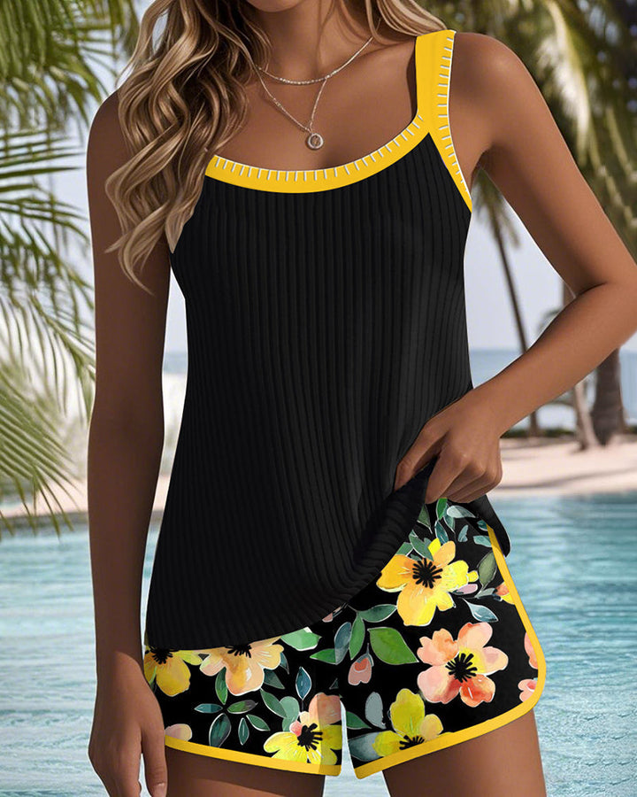 Matilda | Tankini Due Pezzi da Spiaggia con Pantaloni