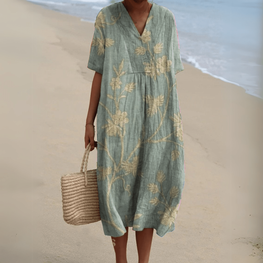 Nathalie | Elegant Floral Dress