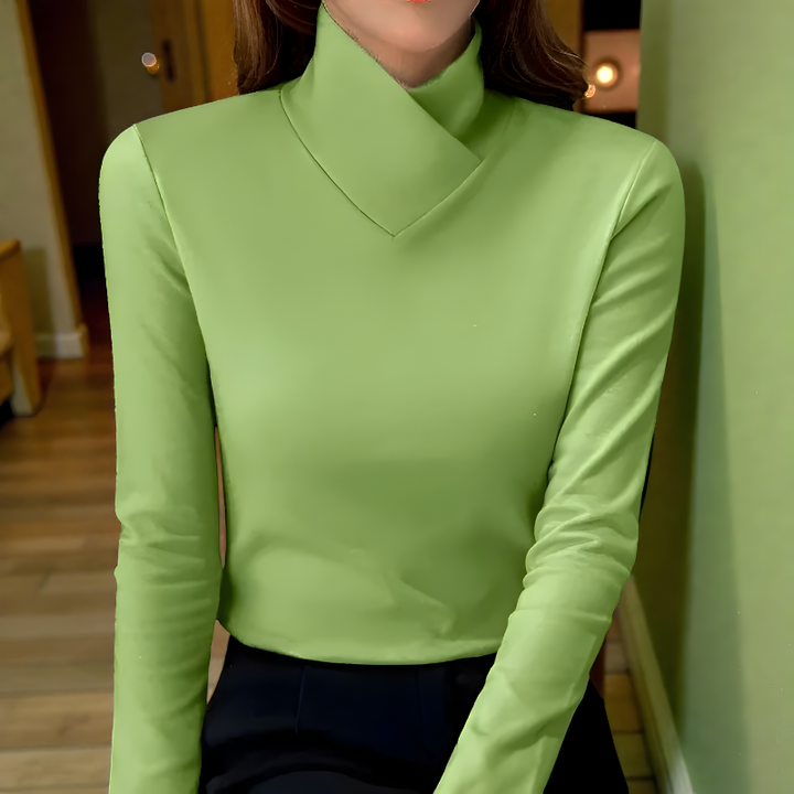 Jacaranda | Minimal Turtleneck Maglia Top