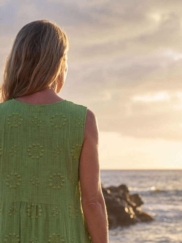 Kapua | Garden Texture Midi Abito