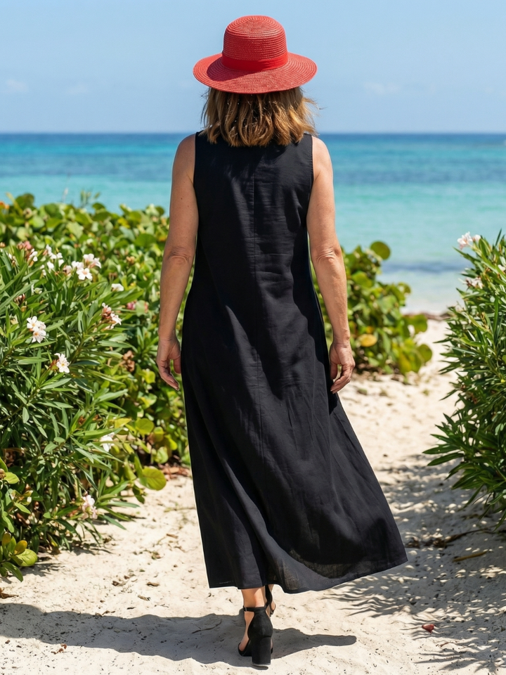 Cylia | Maxi Abito Rosa Tenue