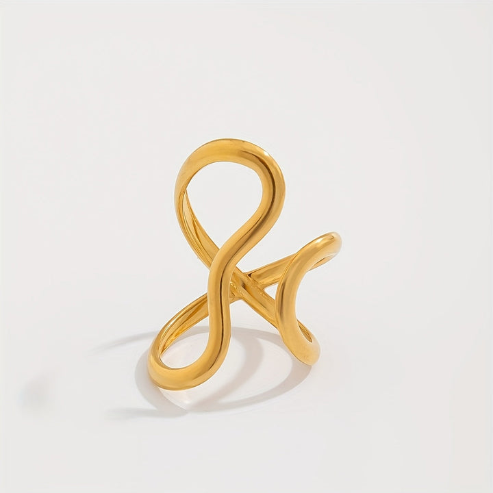Chic Anello with Asymmetric Wave