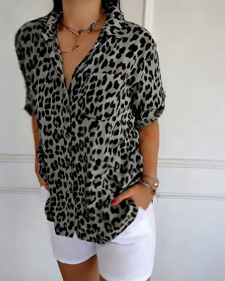 Susan | Leopard Stampa Camicetta
