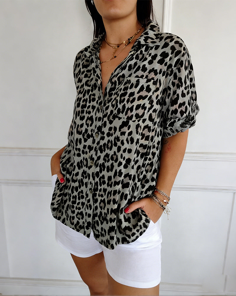 Susan | Leopard Stampa Camicetta