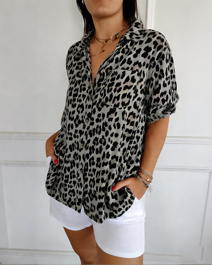 Susan | Leopard Stampa Camicetta