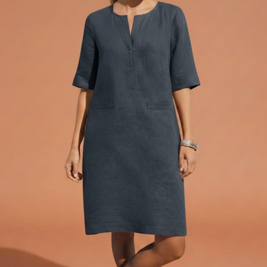 Marlowe | Refined Shift Abito with Elbow Sleeves