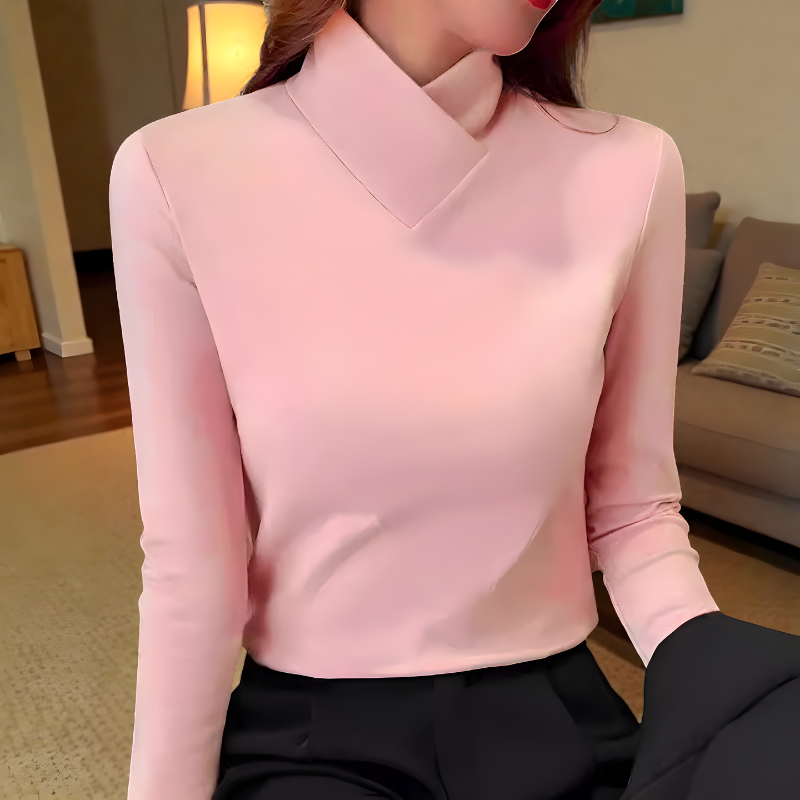 Jacaranda | Minimal Turtleneck Maglia Top
