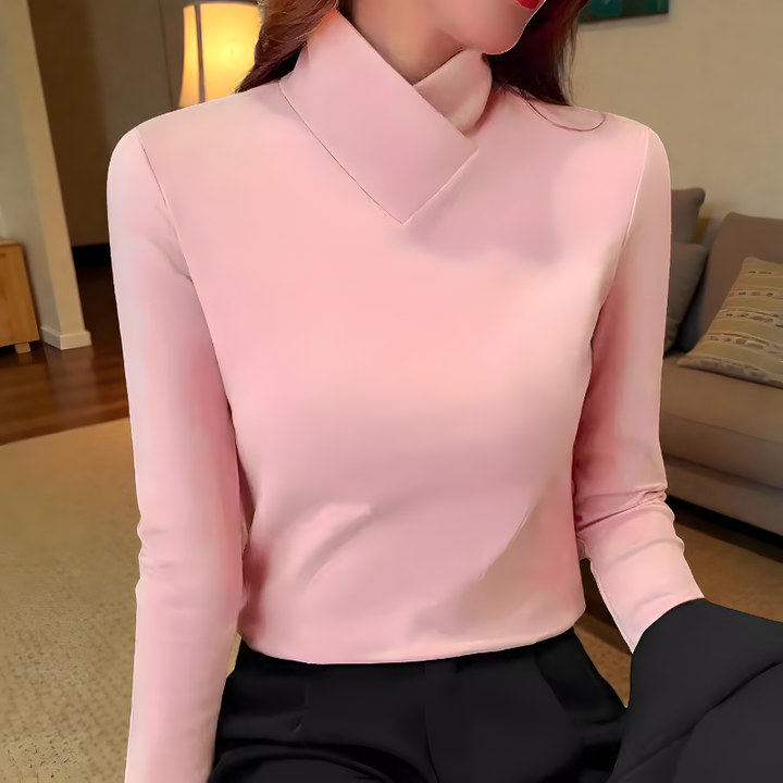 Jacaranda | Minimal Turtleneck Maglia Top