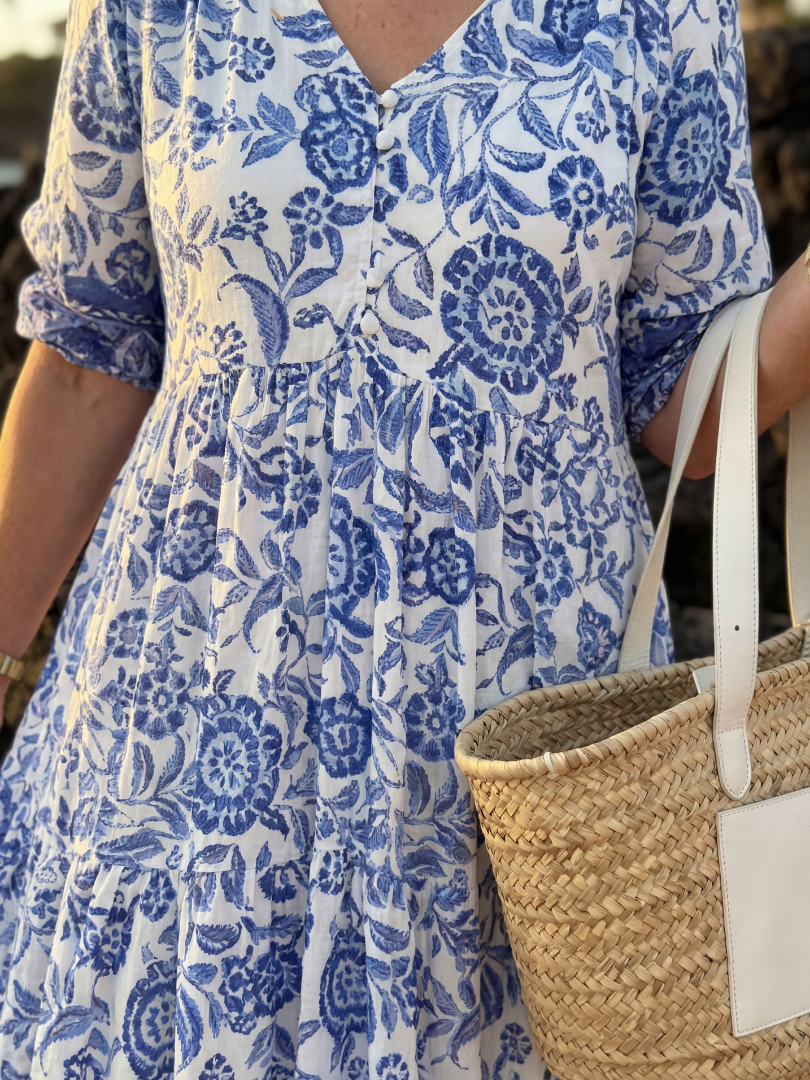 Nalani | Porcelain Midi Abito
