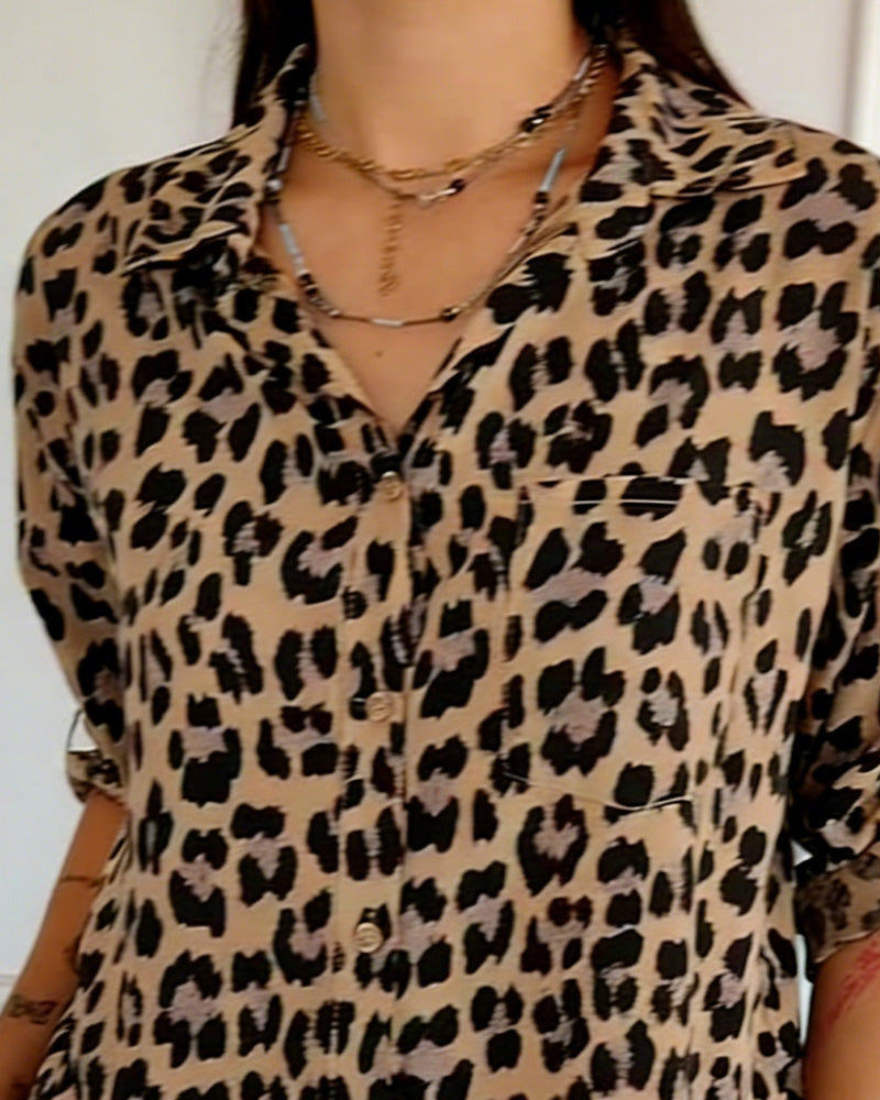 Susan | Leopard Stampa Camicetta