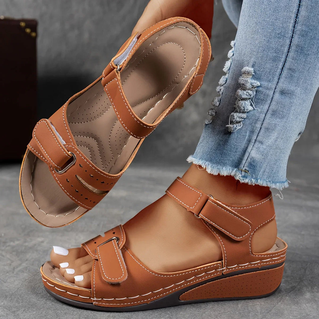 Marlo | Supportive Bianco Orthopedic Comfort Sandali