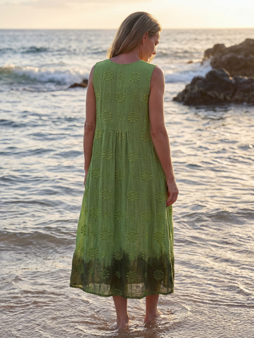 Kapua | Garden Texture Midi Abito