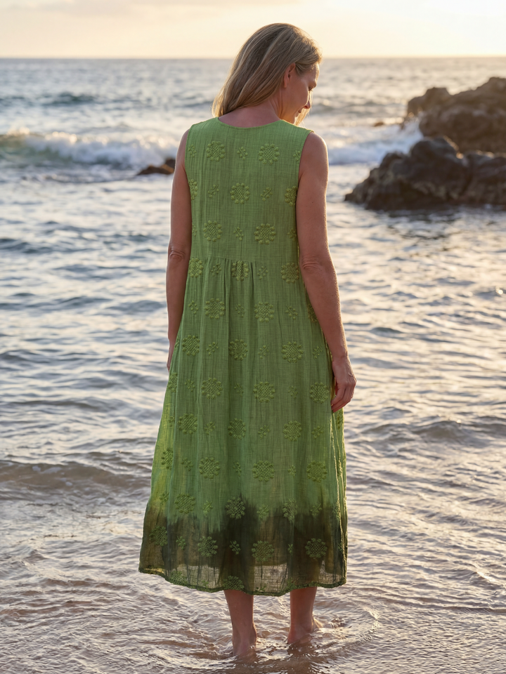 Kapua | Garden Texture Midi Abito