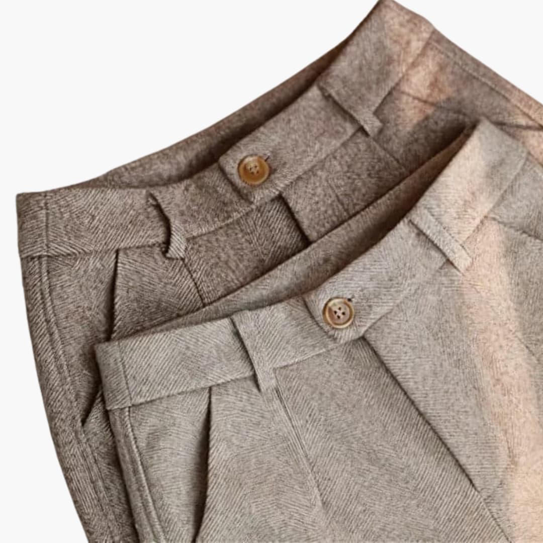 Sibyl | Tailored Straight Leg Pantaloni with Pockets