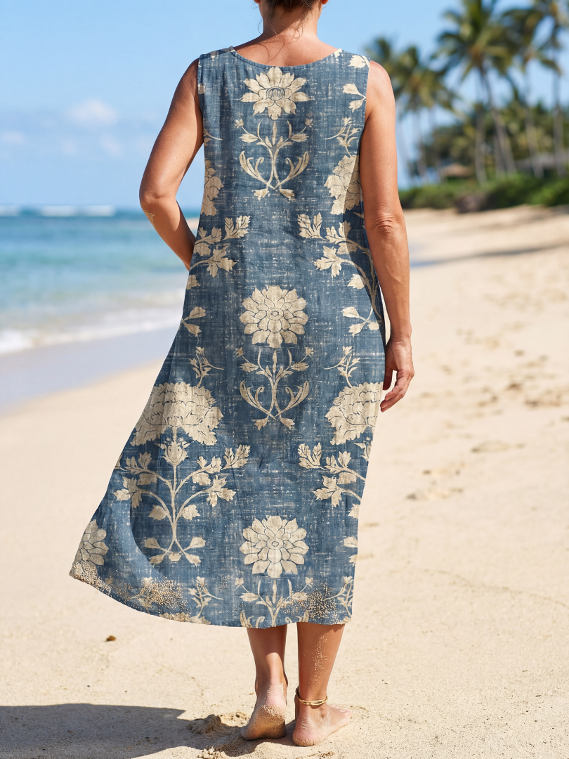 Kailo | Shoreline Floreale Midi Abito