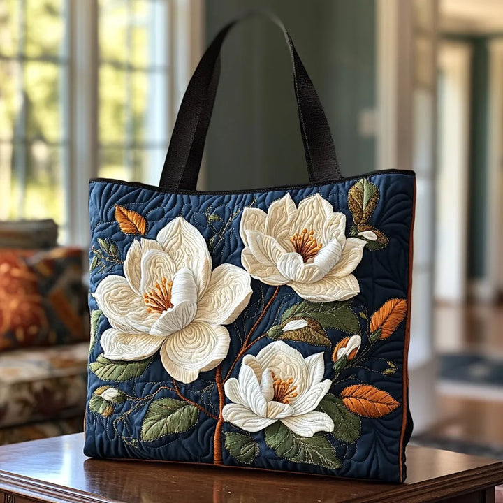 Borsa Artigianale Trapuntata - Magnolia Delicata