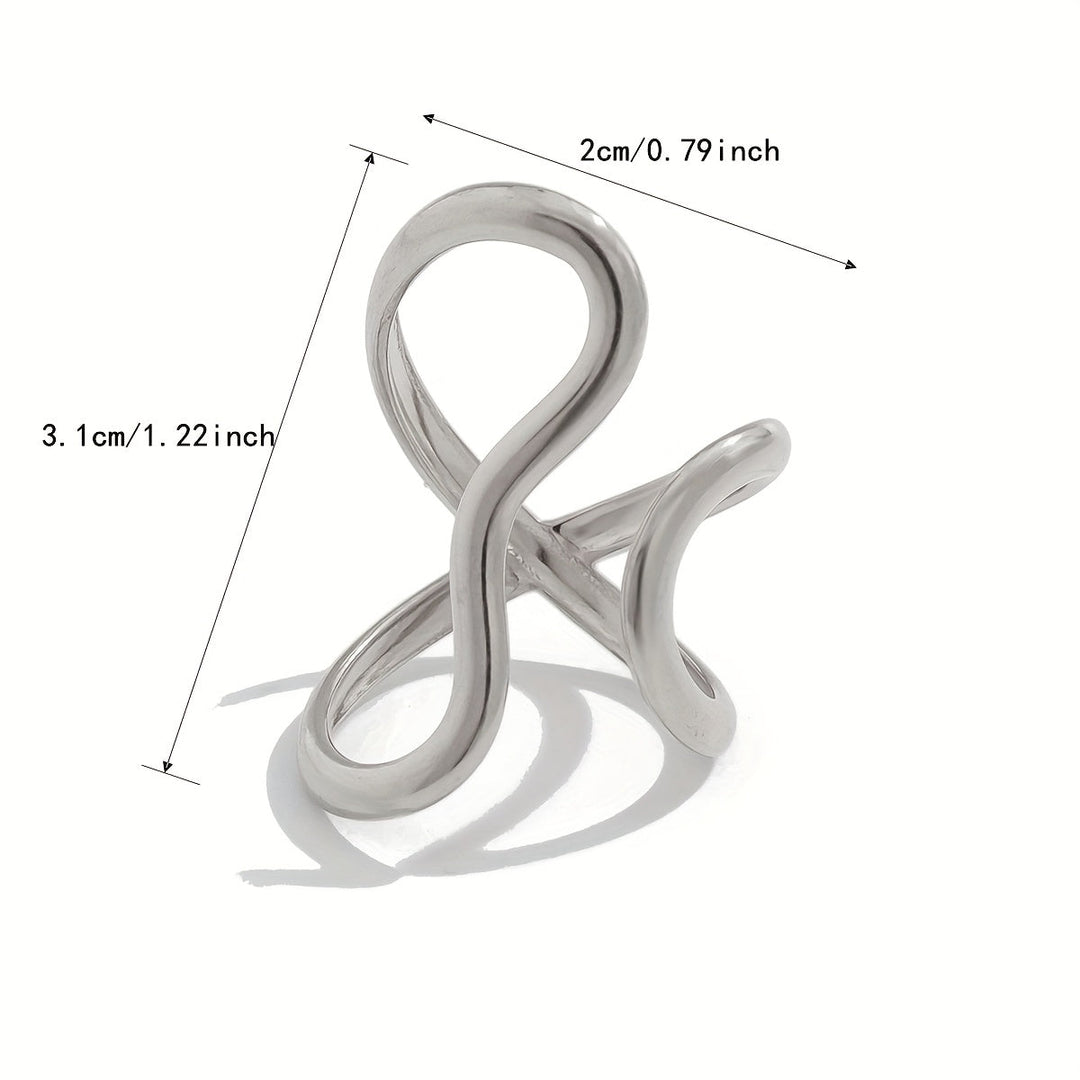 Chic Anello with Asymmetric Wave