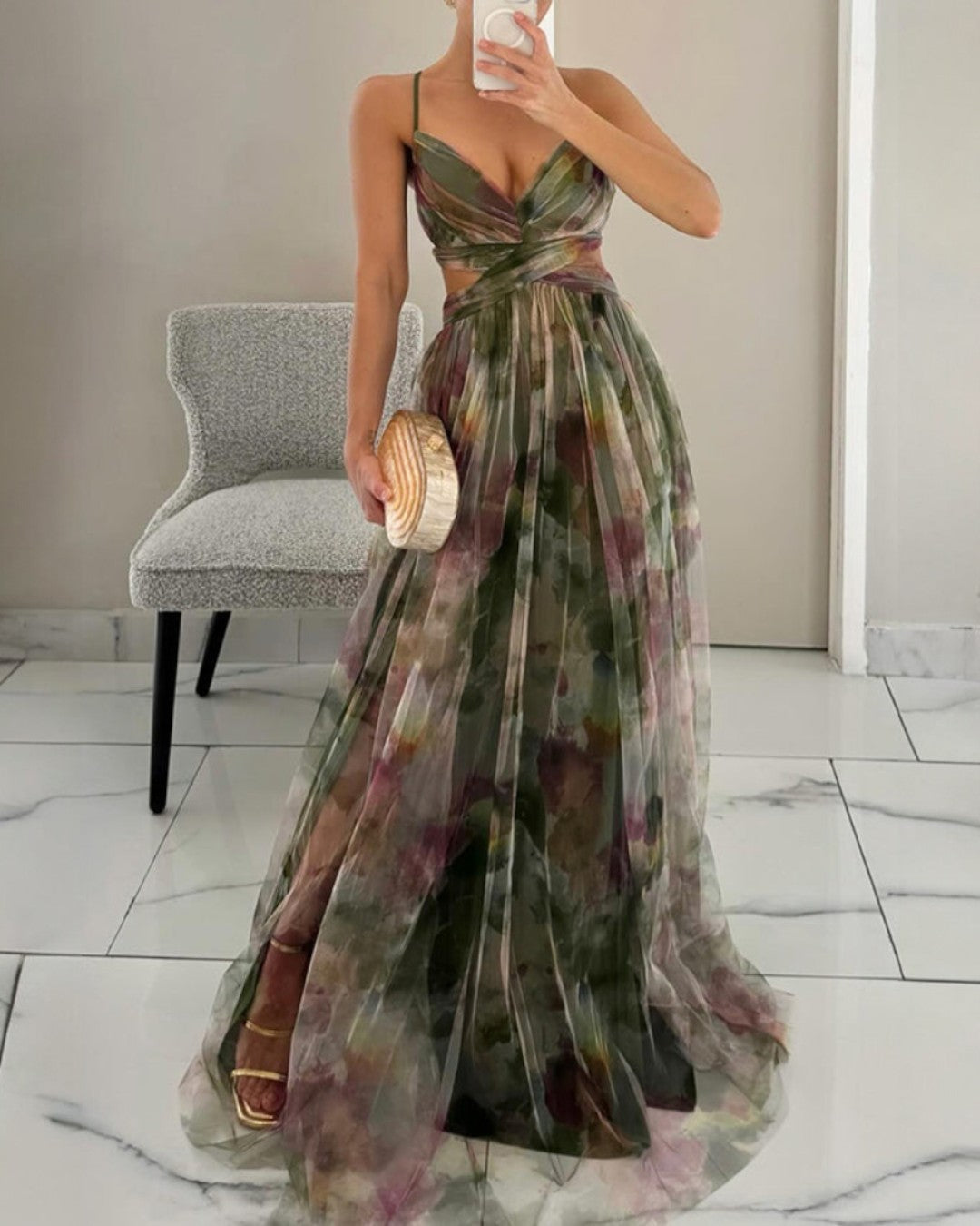 Harper | Maxi Abito Stampa Floreale