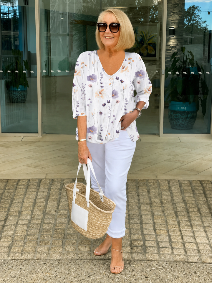 Arna | Floreale Tunic Camicetta