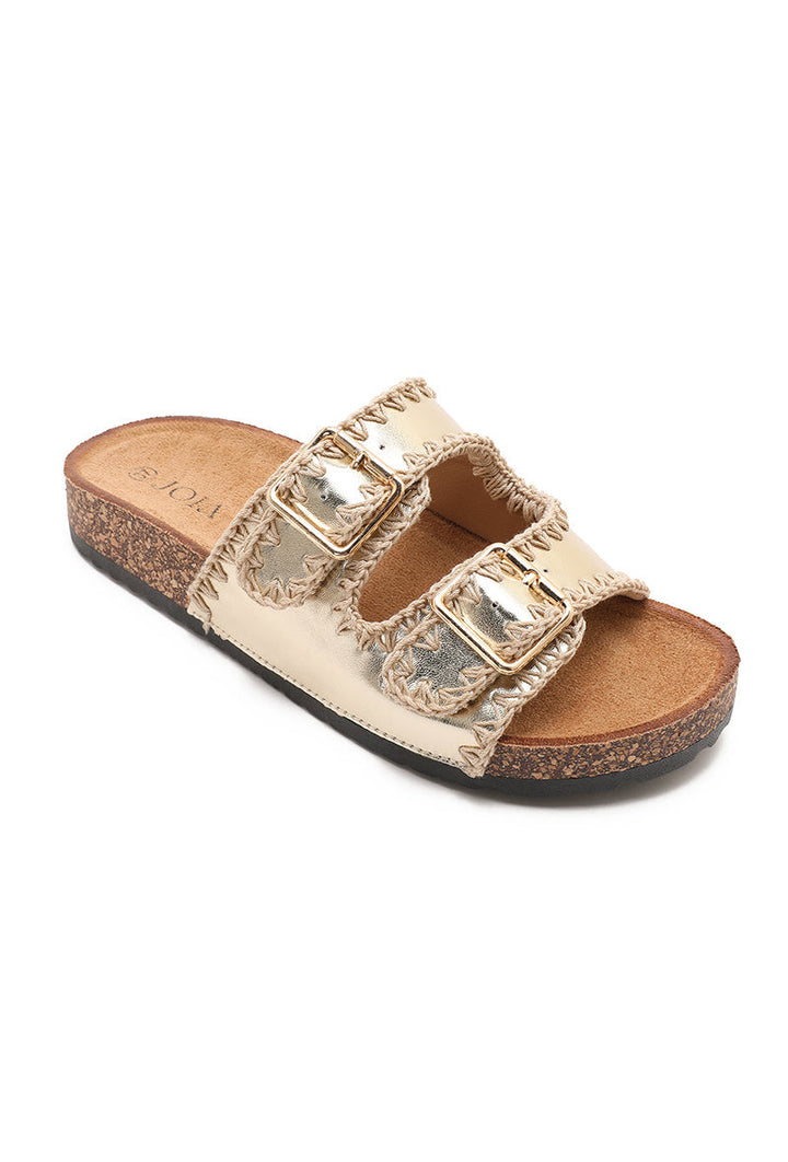 Tindra | Oro Wedge Sandalo
