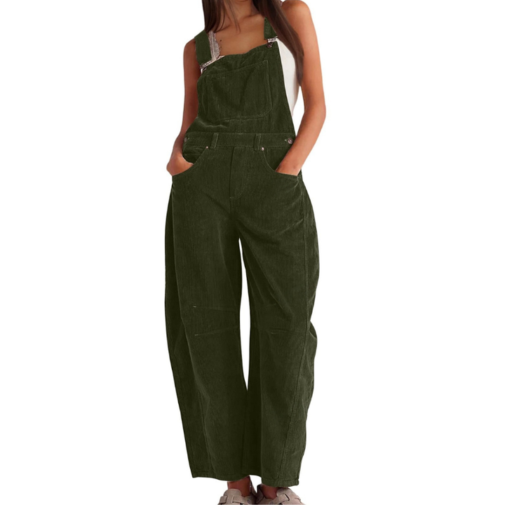 Ethel | Stylish Barrel Gamba Larga Salopette Tuta