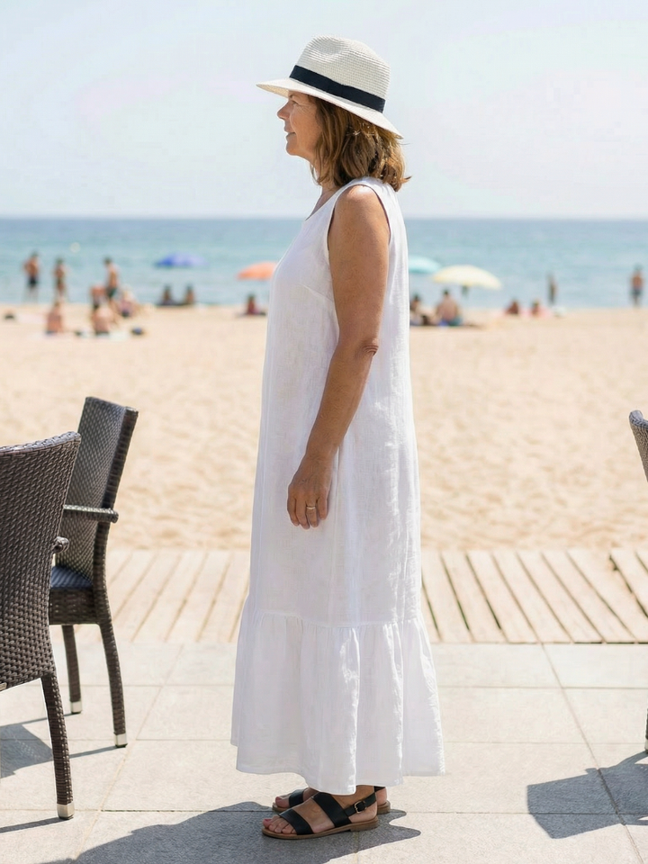 Ismerie | Abito Midi Drappeggiato Comodo