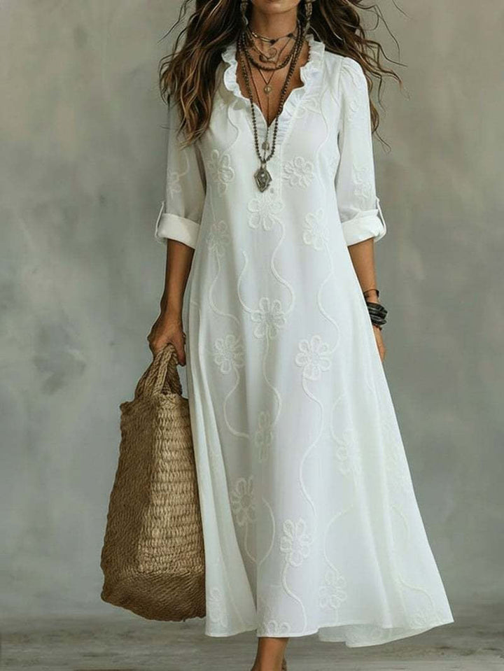 Boho Bloom Maxi Abito