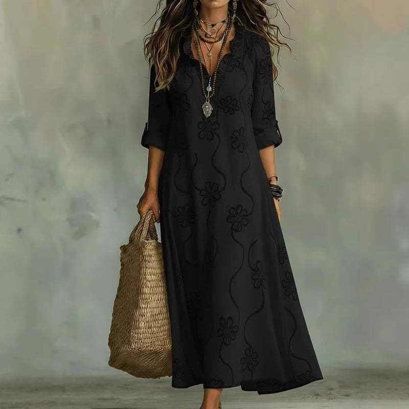 Boho Bloom Maxi Abito