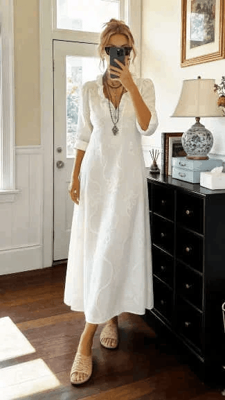 Boho Bloom Maxi Abito