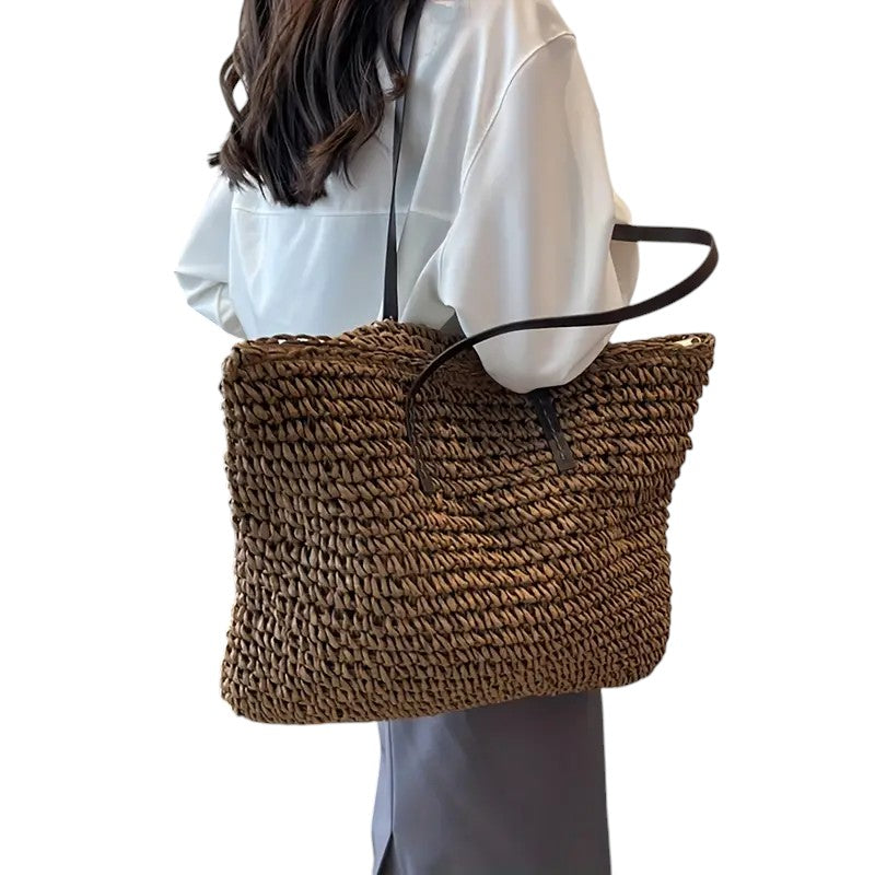 Nyssandra | Rilassato Pelle Tote Borsa