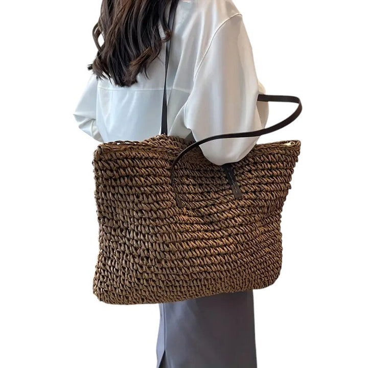 Nyssandra | Rilassato Pelle Tote Borsa