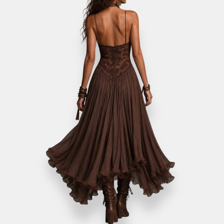Bruna | Boho Pizzo Abito