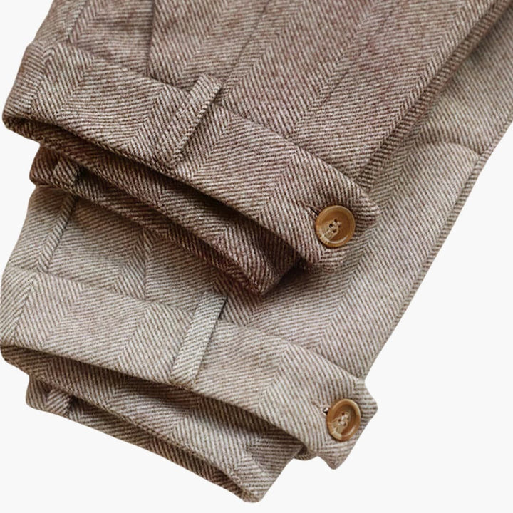 Sibyl | Tailored Straight Leg Pantaloni with Pockets