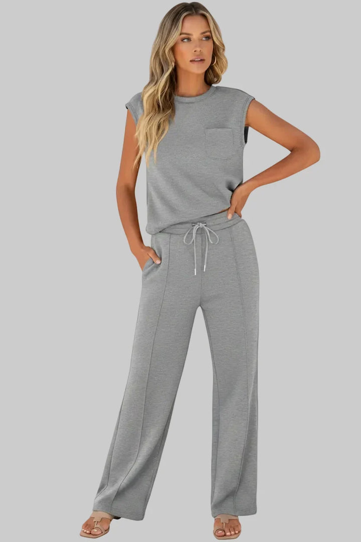 Merrick | Completo Coordinato Estivo Grigio