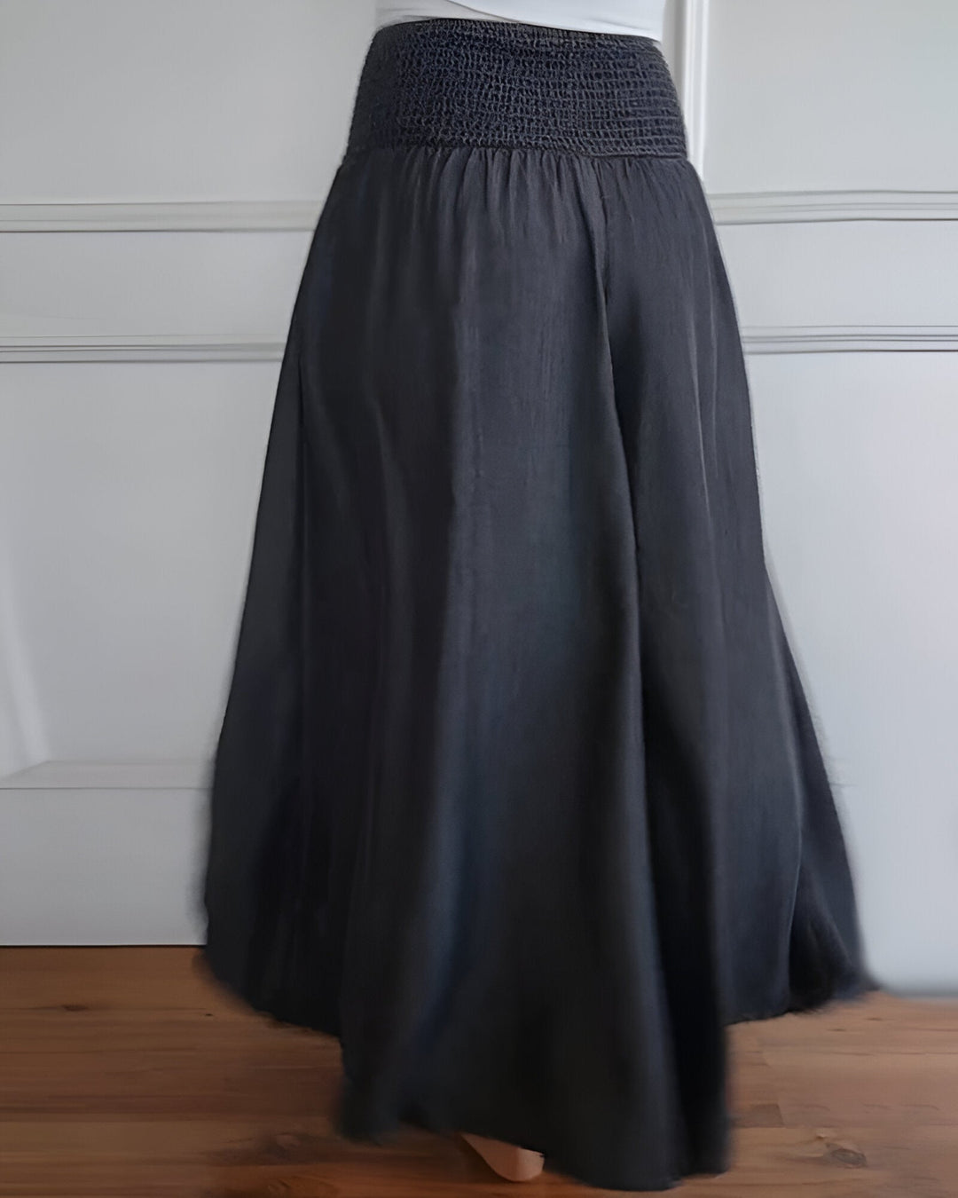 Trudy | Comfort Gamba Larga Pantaloni with Elastic Waist