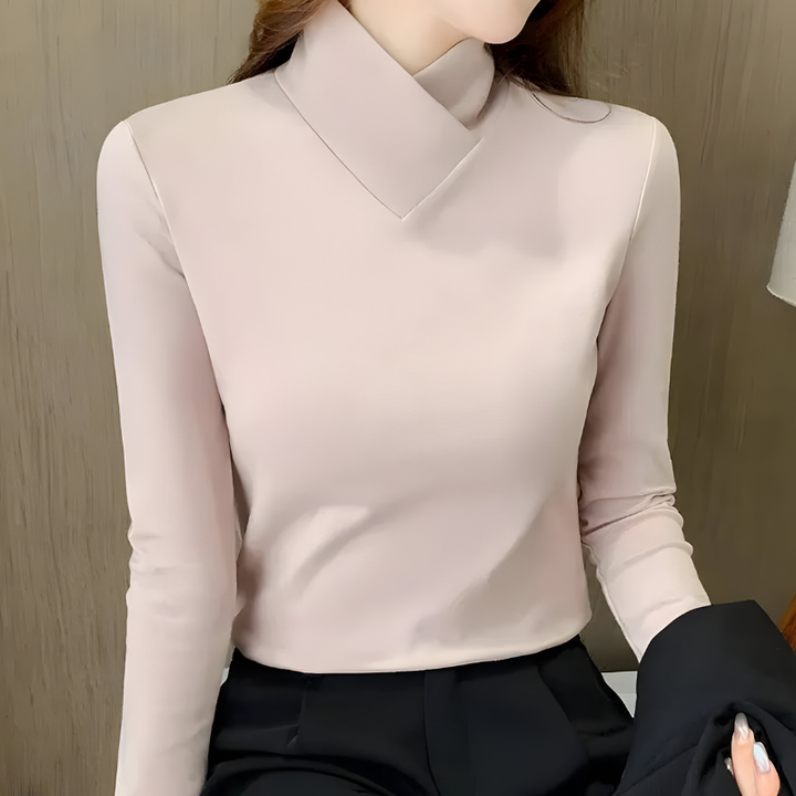 Jacaranda | Minimal Turtleneck Maglia Top