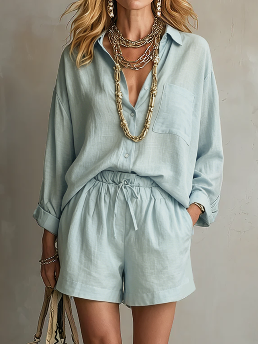 Ruby | Drawstring Boho Corto Completo