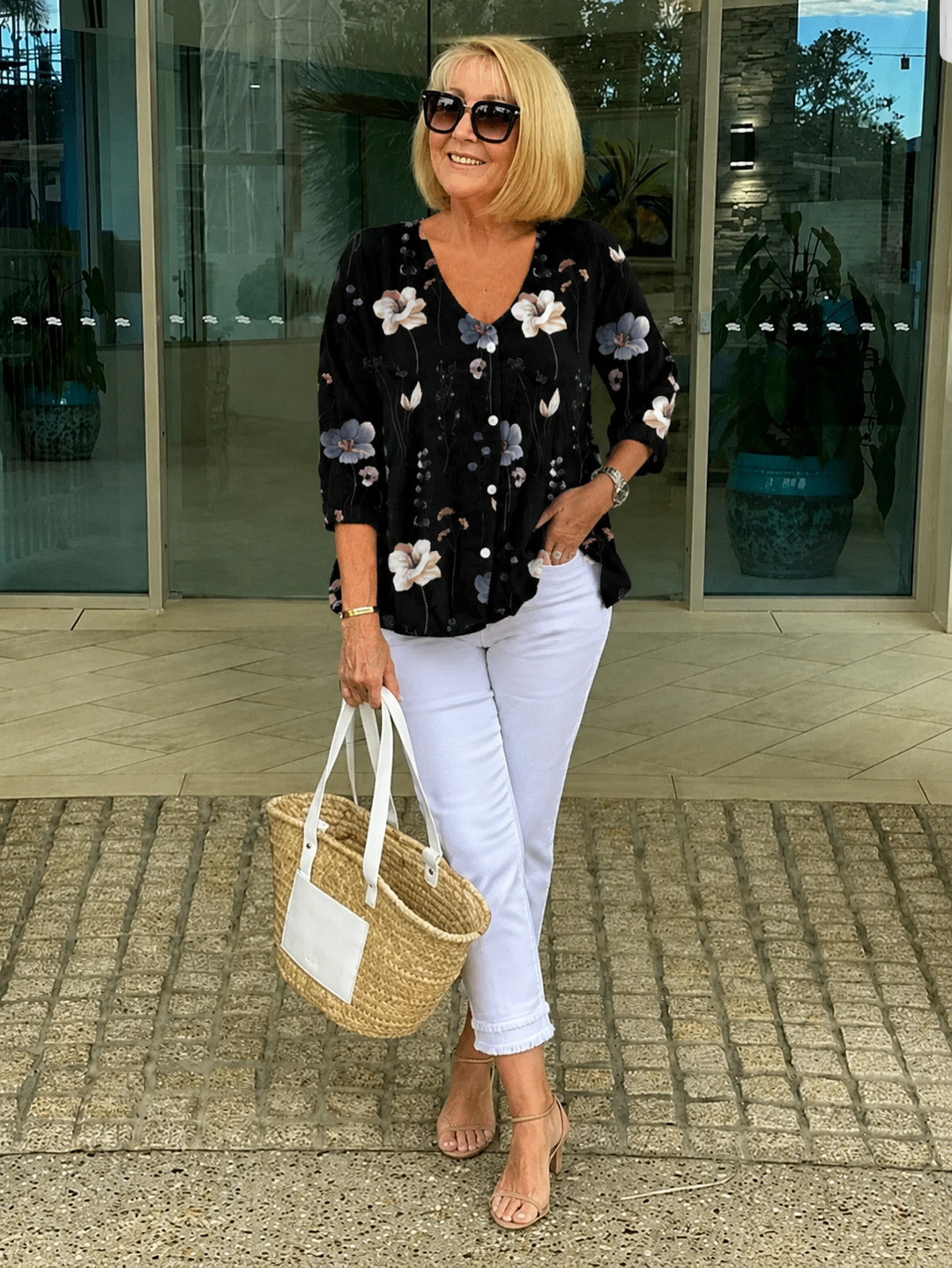 Arna | Floreale Tunic Camicetta