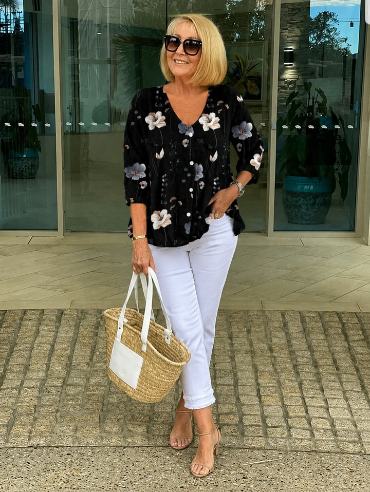 Arna | Floreale Tunic Camicetta