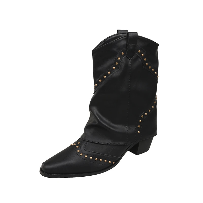 Sierra | Studded Western Stivali