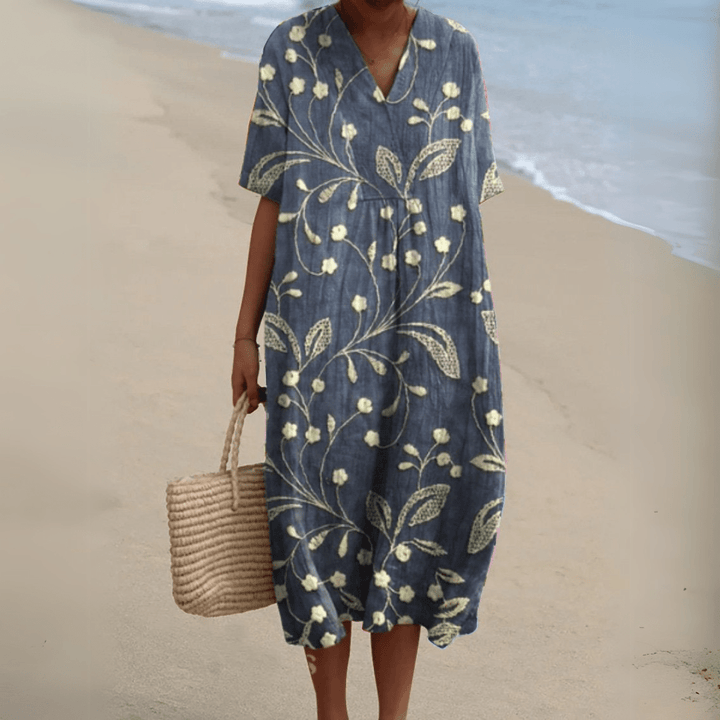 Nathalie | Elegant Floral Dress