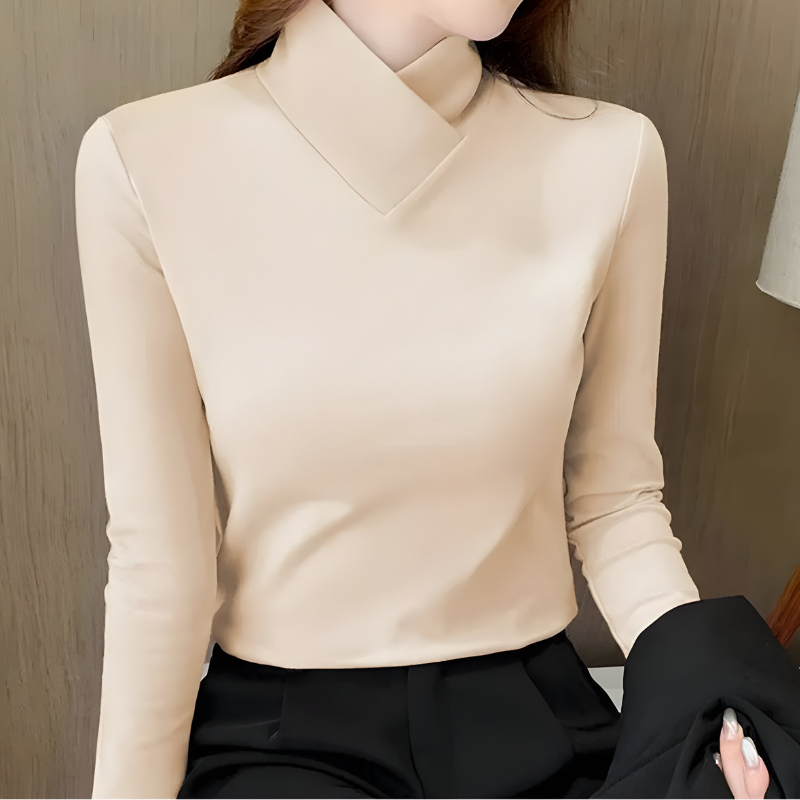 Jacaranda | Minimal Turtleneck Maglia Top